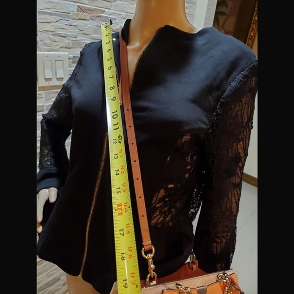 Coach Leather Suede Dreamer Saddle Shoulder Bag - Picture 5 of 12